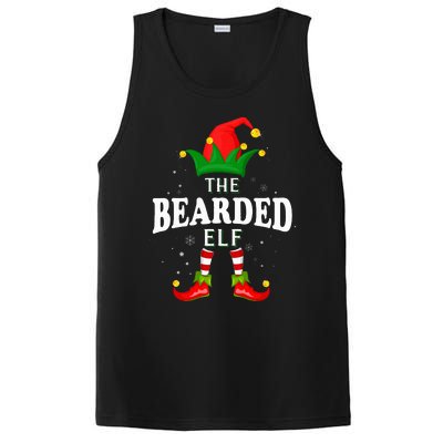 Xmas Bearded Elf Family Matching Christmas Pajama PosiCharge Competitor Tank