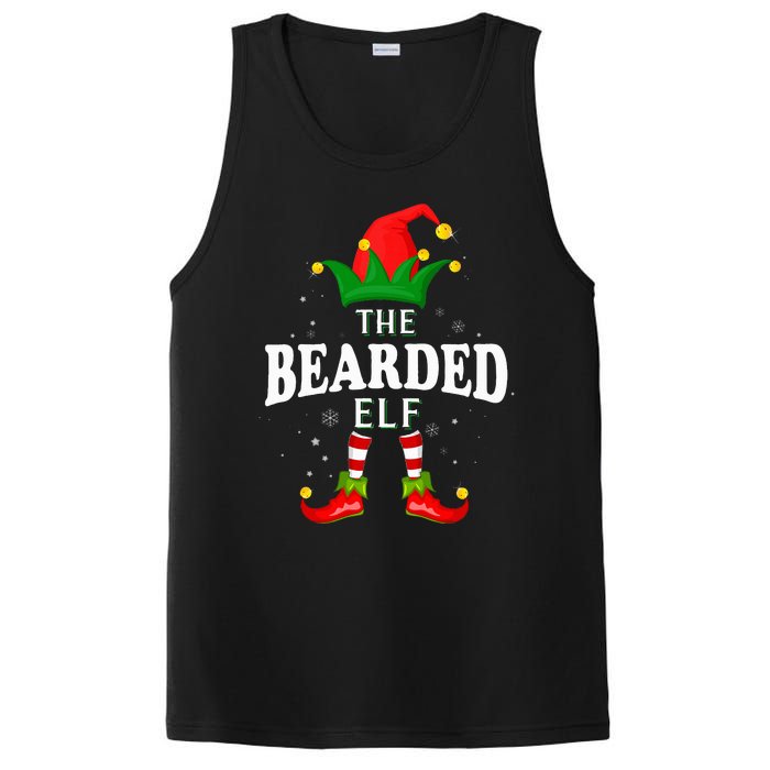 Xmas Bearded Elf Family Matching Christmas Pajama PosiCharge Competitor Tank