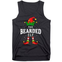 Xmas Bearded Elf Family Matching Christmas Pajama Tank Top