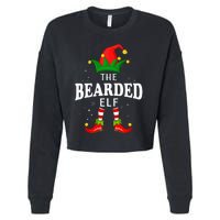 Xmas Bearded Elf Family Matching Christmas Pajama Cropped Pullover Crew