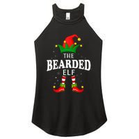 Xmas Bearded Elf Family Matching Christmas Pajama Women's Perfect Tri Rocker Tank