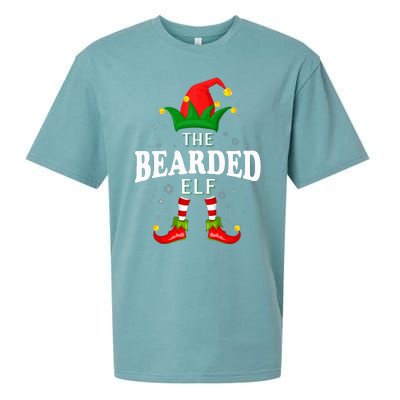 Xmas Bearded Elf Family Matching Christmas Pajama Sueded Cloud Jersey T-Shirt