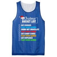 Xmas Bucket List Cool Gamer Video Games Christmas Gift Mesh Reversible Basketball Jersey Tank