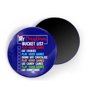 Xmas Bucket List Video Game Gamer Christmas Gift Magnet