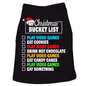 Xmas Bucket List Video Games Funny Gamer Boy Christmas Doggie Tank