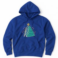 Xmas Book Nerd Library Lover Bookworm Book Christmas Tree Funny Gift Hoodie