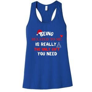 Xmas Being Related To Me Is Really The Only Gift You Need Gift Women's Racerback Tank