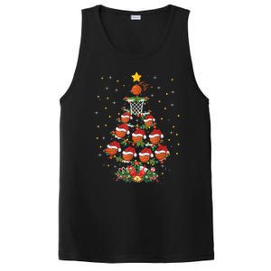 Xmas Basketball Sports Lover Basketball Christmas Tree Gift PosiCharge Competitor Tank