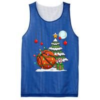 Xmas Basketball Sports Tree Lights Winter Happy Christmas Meaningful Gift Mesh Reversible Basketball Jersey Tank