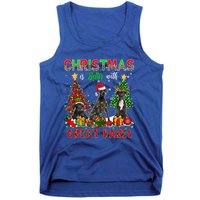 Xmas Better With Great Danes Santa Reindeer Elf Great Danes Gift Tank Top