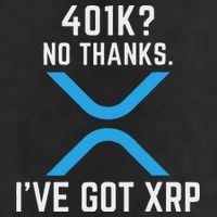 Xrp Cryptocurrency 401k Cool Comfort Performance Bucket Hat