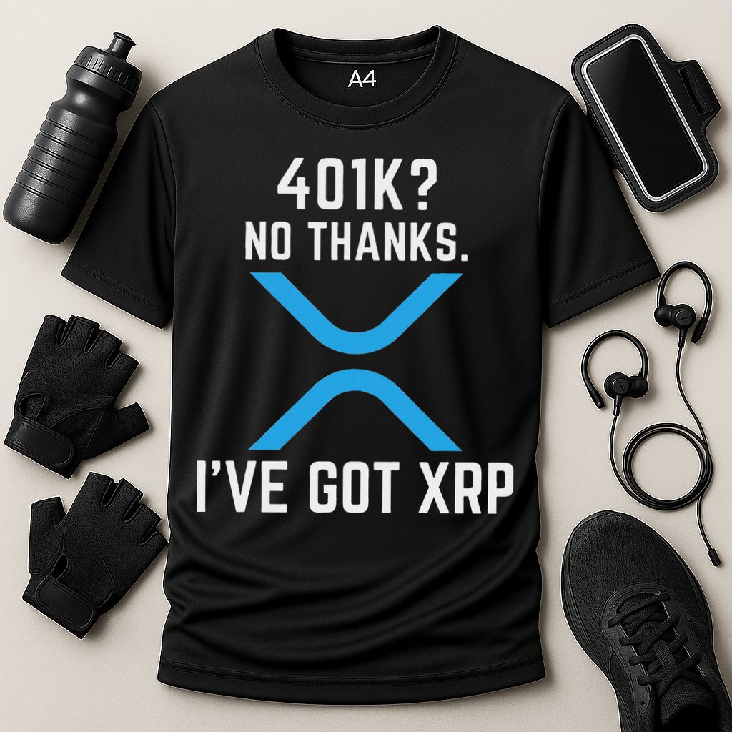 Xrp Cryptocurrency 401k Performance Shirt