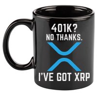 Xrp Cryptocurrency 401k 11oz C Handle Ceramic Mug