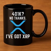 Xrp Cryptocurrency 401k 11oz C Handle Ceramic Mug