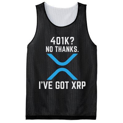 Xrp Cryptocurrency 401k Mesh Reversible Basketball Jersey Tank