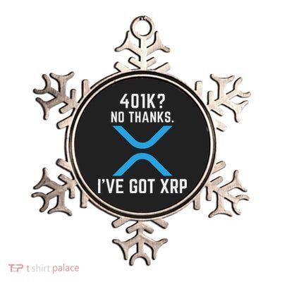 Xrp Cryptocurrency 401k Metallic Star Ornament
