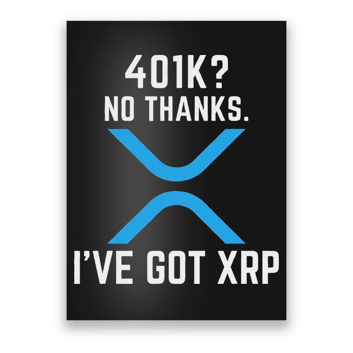 Xrp Cryptocurrency 401k Poster
