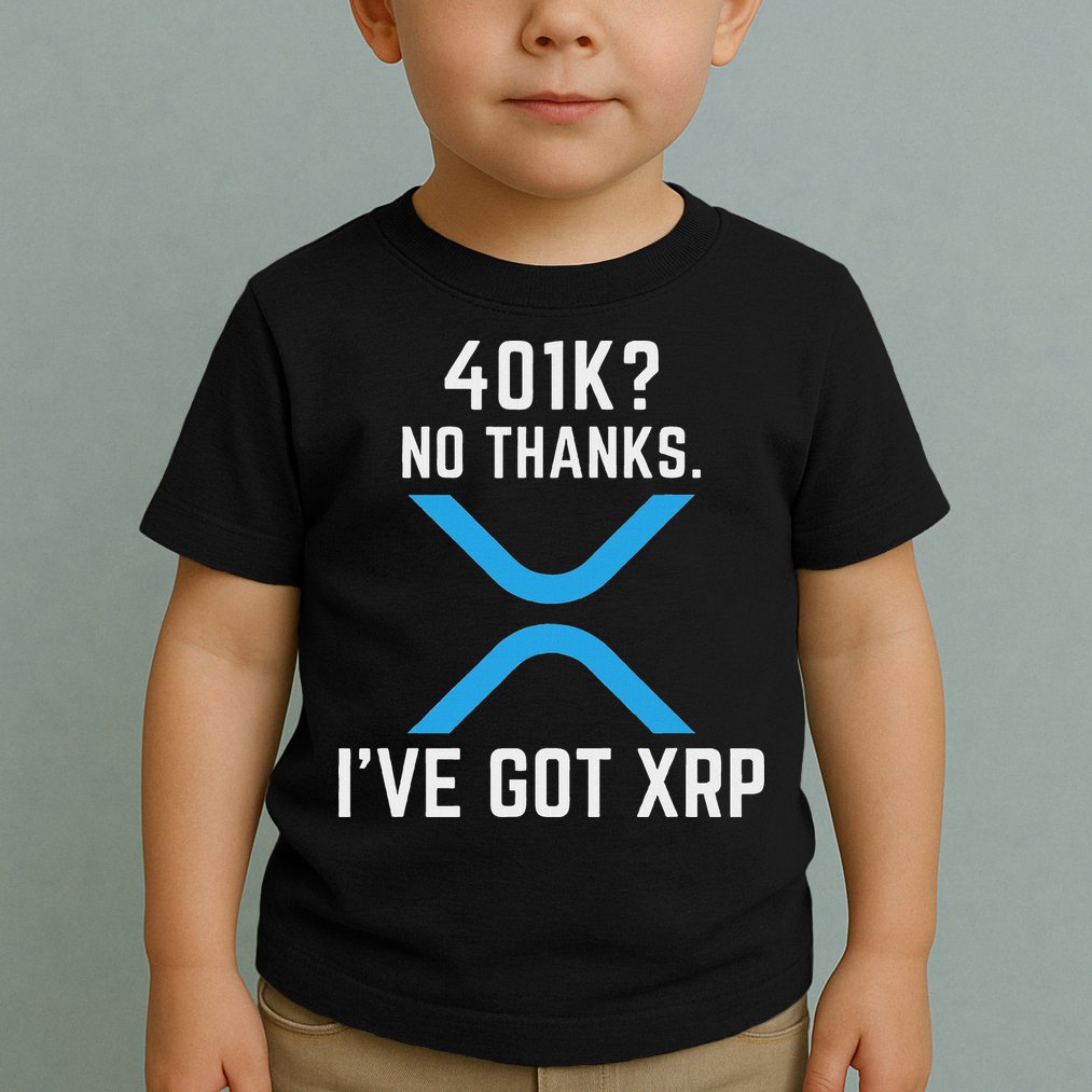 Xrp Cryptocurrency 401k Toddler T-Shirt