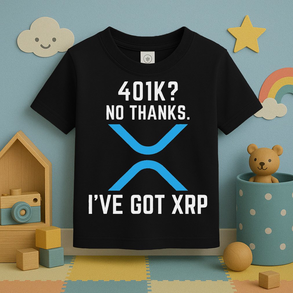 Xrp Cryptocurrency 401k Toddler T-Shirt
