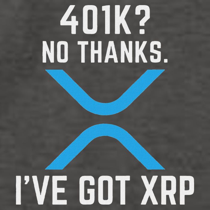 Xrp Cryptocurrency 401k Vector Backpack