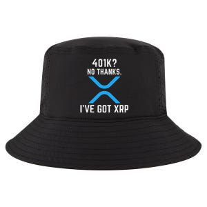 XRP Cryptocurrency 401K Cool Comfort Performance Bucket Hat