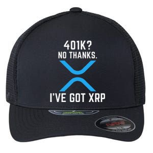 XRP Cryptocurrency 401K Flexfit Unipanel Trucker Cap