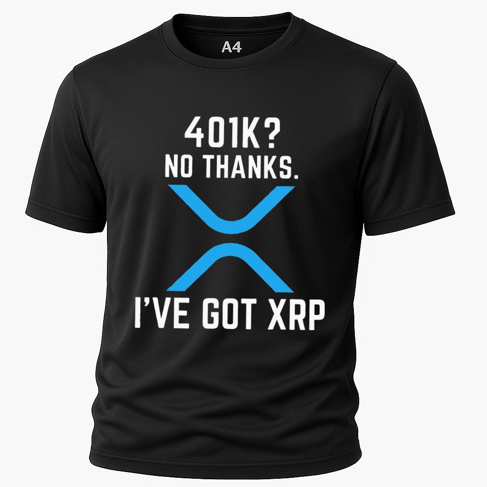 XRP Cryptocurrency 401K Performance Shirt