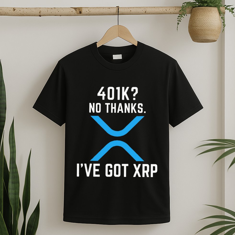 XRP Cryptocurrency 401K T-Shirt