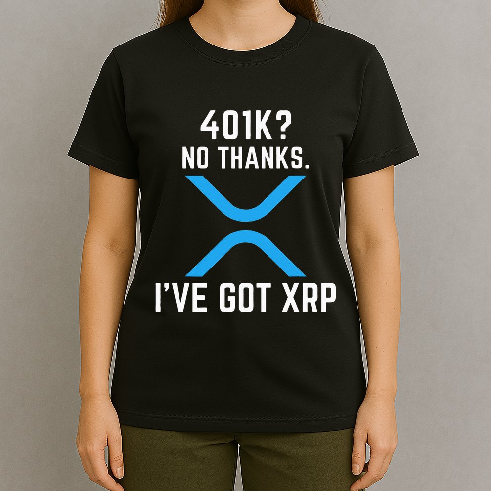 XRP Cryptocurrency 401K T-Shirt