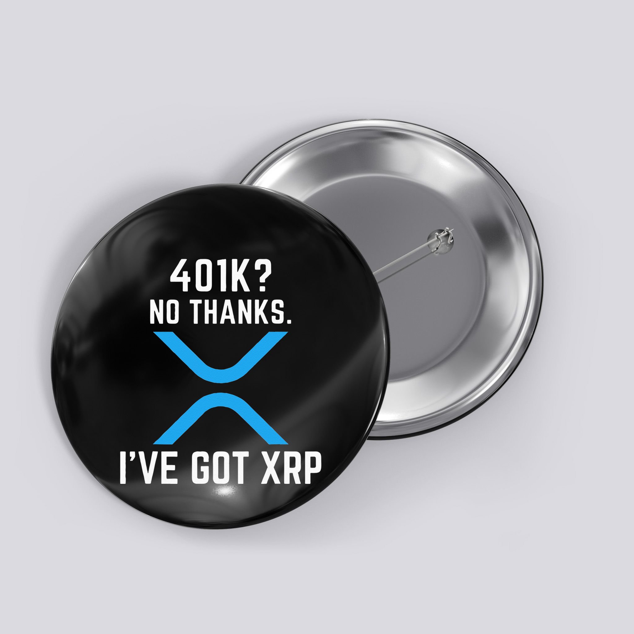 XRP Cryptocurrency 401K Button