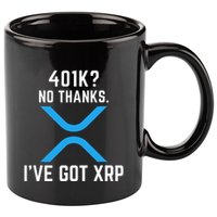 XRP Cryptocurrency 401K 11oz C Handle Ceramic Mug