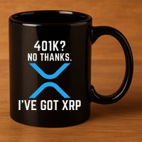 XRP Cryptocurrency 401K 11oz C Handle Ceramic Mug