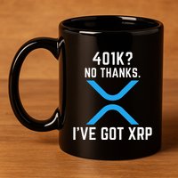 XRP Cryptocurrency 401K 11oz C Handle Ceramic Mug