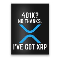XRP Cryptocurrency 401K Poster