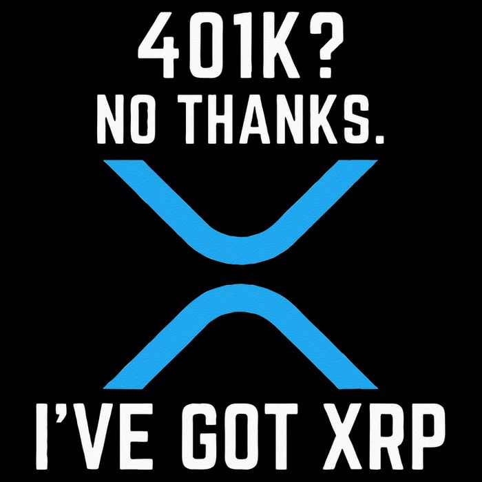 XRP Cryptocurrency 401K Poster