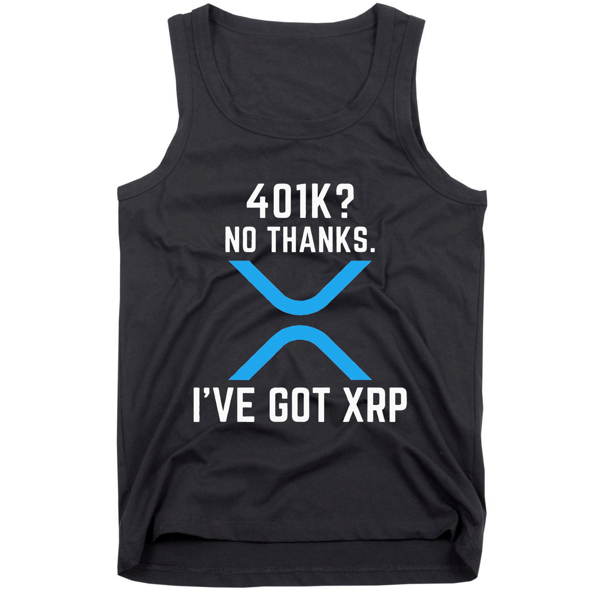 XRP Cryptocurrency 401K Tank Top