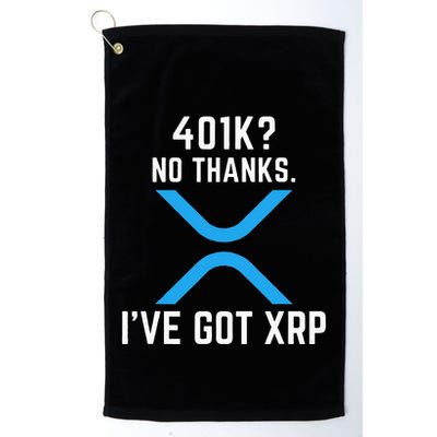XRP Cryptocurrency 401K Golf Towel