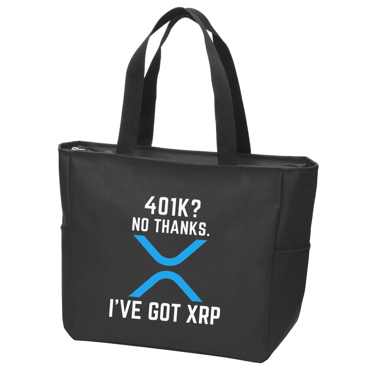 XRP Cryptocurrency 401K Zip Tote Bag