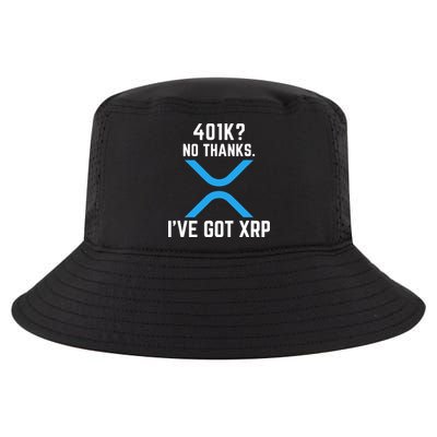 XRP Cryptocurrency 401K Cool Comfort Performance Bucket Hat