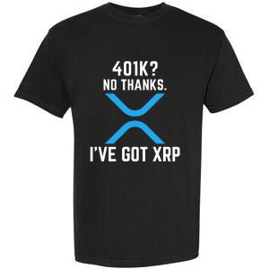 XRP Cryptocurrency 401K Garment-Dyed Heavyweight T-Shirt