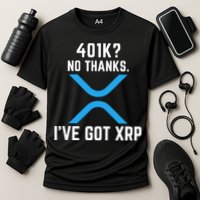 XRP Cryptocurrency 401K Cooling Performance Crew T-Shirt