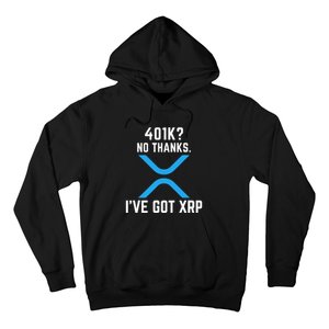 XRP Cryptocurrency 401K Hoodie