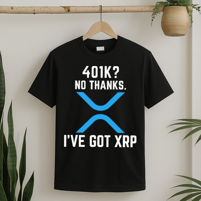 XRP Cryptocurrency 401K T-Shirt