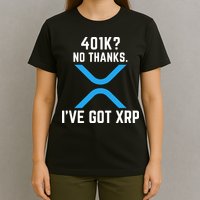 XRP Cryptocurrency 401K T-Shirt