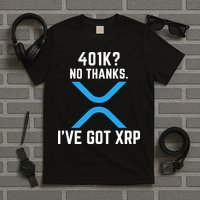 XRP Cryptocurrency 401K T-Shirt