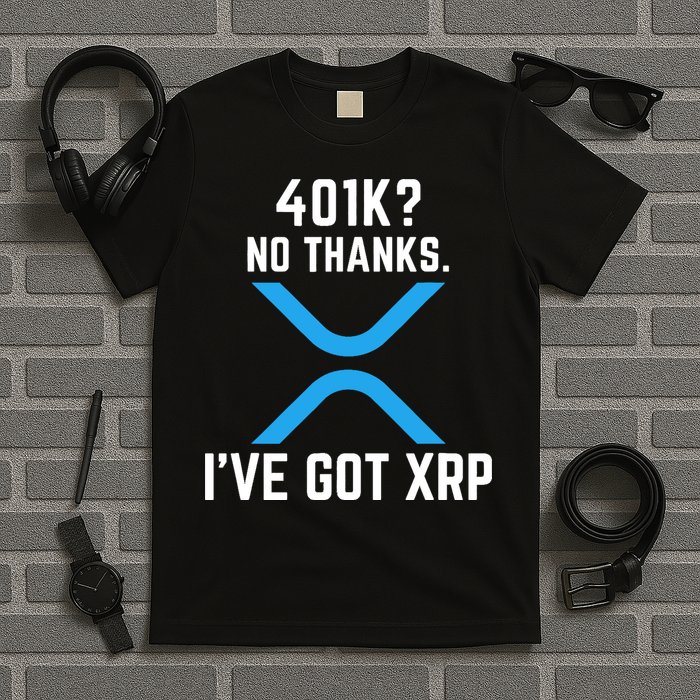 XRP Cryptocurrency 401K T-Shirt