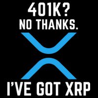 XRP Cryptocurrency 401K T-Shirt