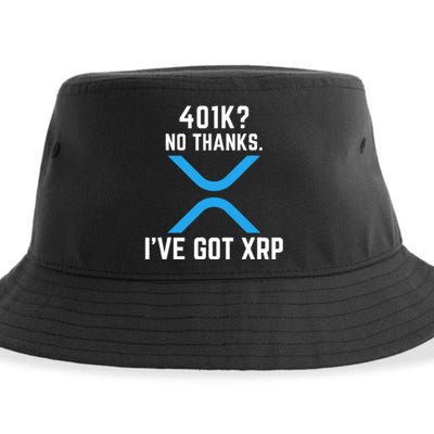 XRP Cryptocurrency 401K Sustainable Bucket Hat