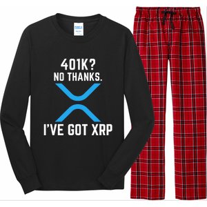 XRP Cryptocurrency 401K Long Sleeve Pajama Set