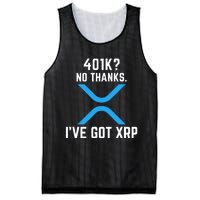 XRP Cryptocurrency 401K Mesh Reversible Basketball Jersey Tank